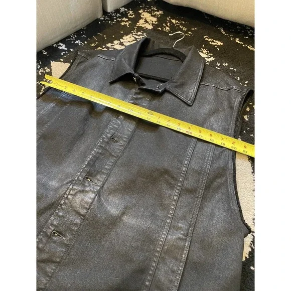 Rick Owens DRKSHDW sleeveless denim jacket